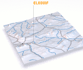 3d view of El Kouif