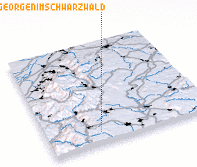 3d view of Sankt Georgen im Schwarzwald