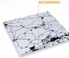 3d view of Gustavsburg