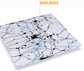 3d view of Mühlburg