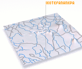 3d view of Ikot Efana Nkpa
