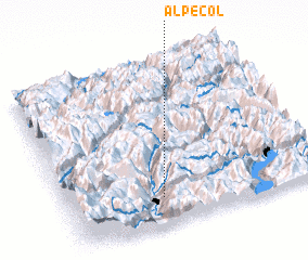 3d view of Alpe Col