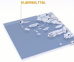 3d view of Klappholttal