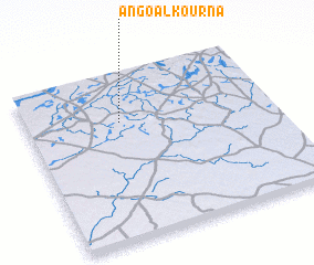 3d view of Angoal Kourna