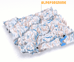 3d view of Alpe Forgnone