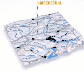 3d view of Kaiserstuhl