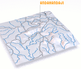 3d view of Andahan Daji