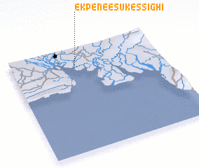 3d view of Ekpene Esuk Essighi