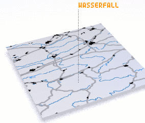 3d view of Wasserfall