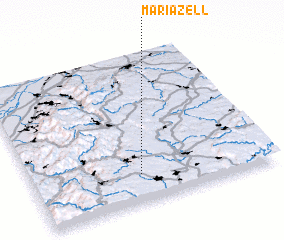 3d view of Mariazell