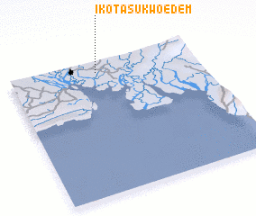 3d view of Ikot Asukwo Edem