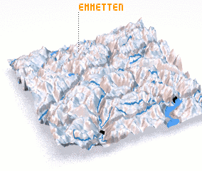3d view of Emmetten