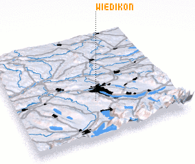 3d view of Wiedikon