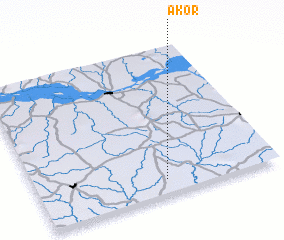 3d view of Akor