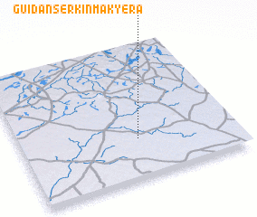 3d view of Guidan Sèrkin Makyéra