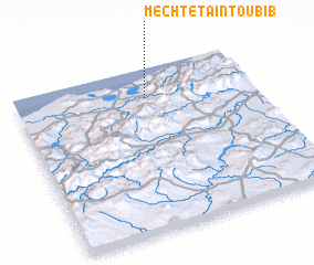 3d view of Mechtet ʼAïn Toubîb