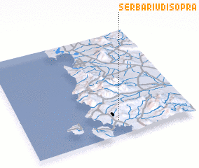 3d view of Serbariu di Sopra