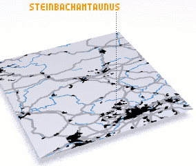 3d view of Steinbach am Taunus