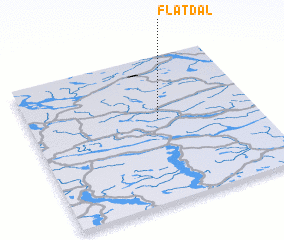 3d view of Flatdal