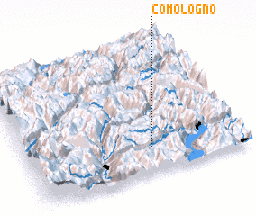 3d view of Comologno