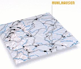 3d view of Mühlhausen