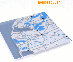 3d view of Nørre Søller