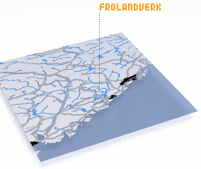 3d view of Froland Verk