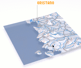 3d view of Oristano