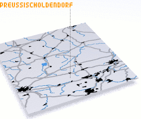 3d view of Preußisch Oldendorf