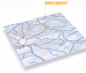 3d view of Wādī Sarrāţ