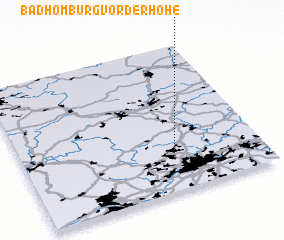 3d view of Bad Homburg vor der Höhe