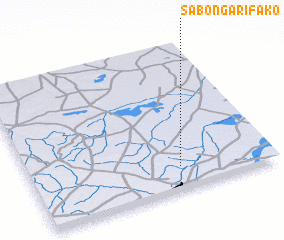 3d view of Sabon Gari Fako