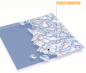 3d view of Porcu Mannu