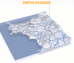 3d view of Santu Lussurgiu