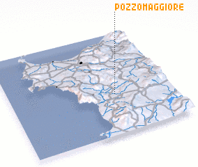 3d view of Pozzomaggiore