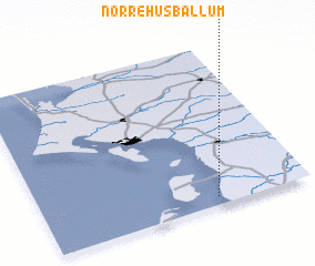 3d view of Nørrehus-Ballum