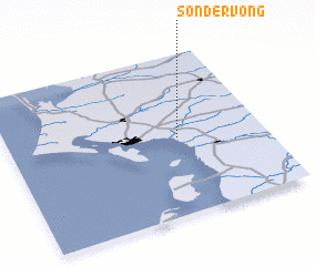 3d view of Sønder Vong