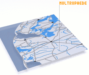 3d view of Møltrup Hede