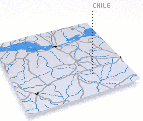 3d view of Chile