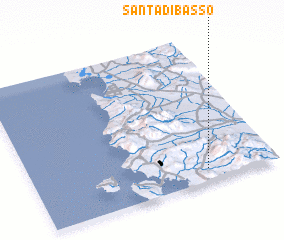 3d view of Santadi Basso