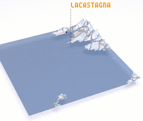 3d view of La Castagna