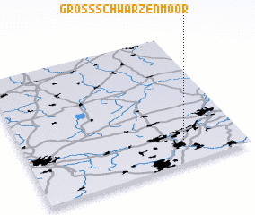 3d view of Groß Schwarzenmoor