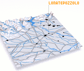3d view of Lonate Pozzolo