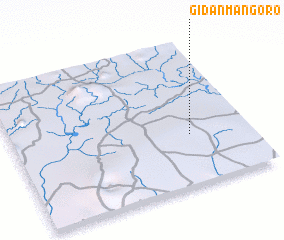 3d view of Gidan Mangoro