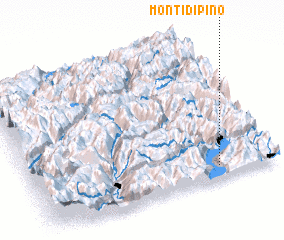 3d view of Monti di Pino