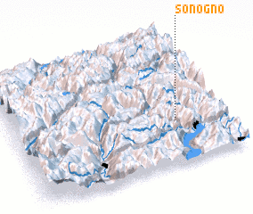 3d view of Sonogno