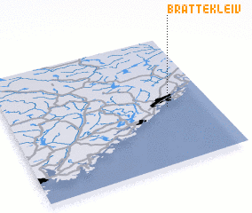 3d view of Brattekleiv