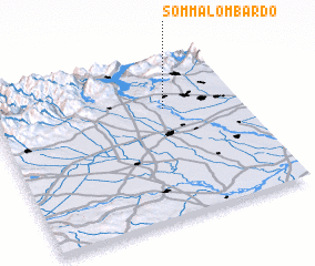 3d view of Somma Lombardo