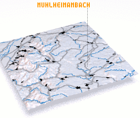 3d view of Mühlheim am Bach