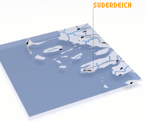 3d view of Süderdeich